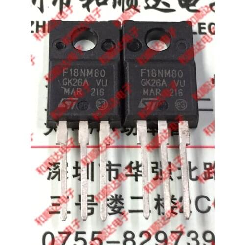 5pcs/ STF18NM80 F18NM80 TO-220F TO220F