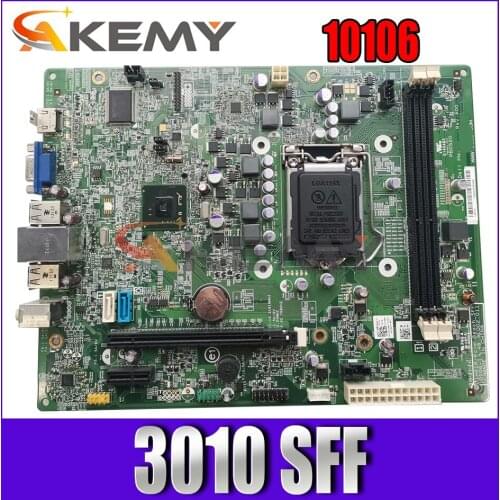 Akemy 10106-1 FOR Dell OptiPlex 3010 SFF Motherboard 48.3EQ02.011 3010SFF Mainboard CN-0T10XW T10XW F6X5P 100% tested