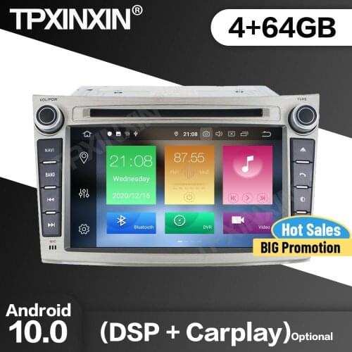 64G Car Radio 2 Din Stereo Receiver Android 10 For Subaru Outback 2009 2010 2011 2012 2013 2014 GPS Multimedia Player Head Unit