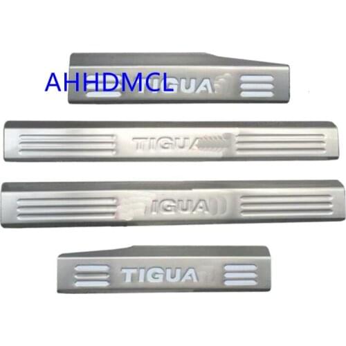 Car Welcome Pedal Threshold Strip Door Sill Strip For Tiguan 2009 2010 2011 2012 2013 2014 2015 2016 2017 2018 2019 2020
