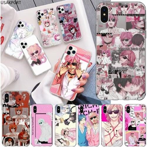 Anime Yarichin bitch Club Phone Case for iphone 12 pro max 11 pro XS MAX 8 7 6 6S Plus X 5S SE 2020 XR cover