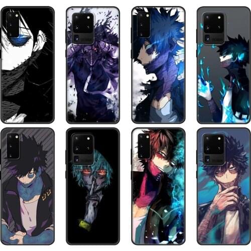Black tpu Case For Samsung galaxy S20 /S20 PLUS/S20 ultra/S20+ /S20FE back cover Anime My Hero Academia