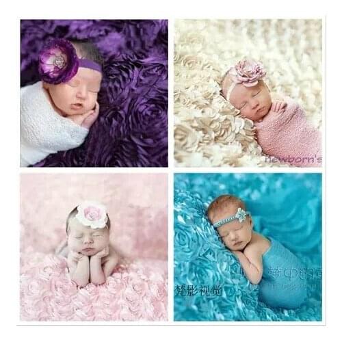 130 x 100cm Photography Props Baby Shooting Newborn Blanket Backgrounds Rose Stage Photography Studio Photography Background