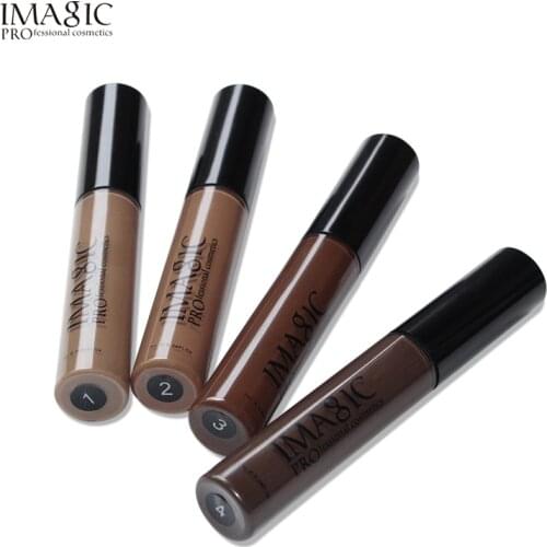 IMAGIC 4 Colors Long Lasting Waterproof Eyebrow Mascara Cream Eye Brow Shadow Makeup Beauty Tools Eyebrow Gel Enhancer Eyebrow