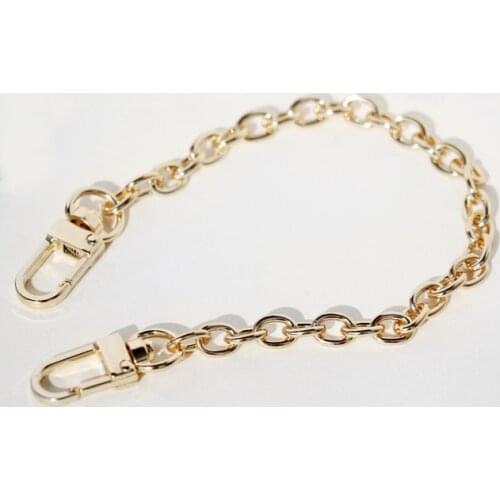Fashion Decoration 8mm Chains Short 25cm, 30cm Gold Chains To Put Charms on, Short Gold Bag Chain for DIY Charms