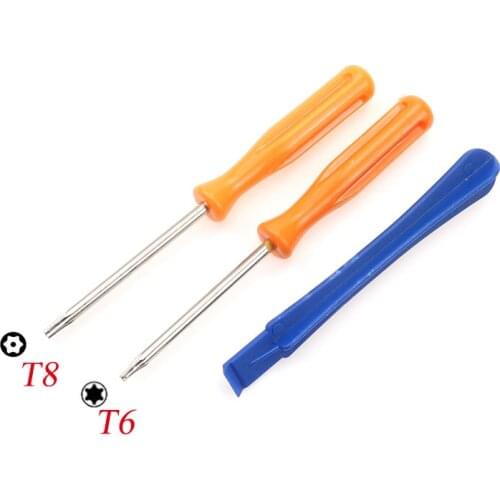 Torx T8H T6 Screwdrivers Tool Kits for Open Mod Xbox One X S Slim/ Elite 360 Gamepad Controller Shell