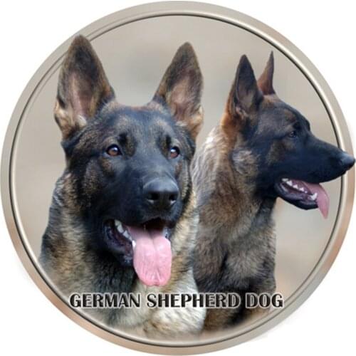 S40357# Various Sizes PVC Decal German Shepherd K9 Service Dog Car Sticker For Bumper Rear Window Laptop Refrigerator Toilet