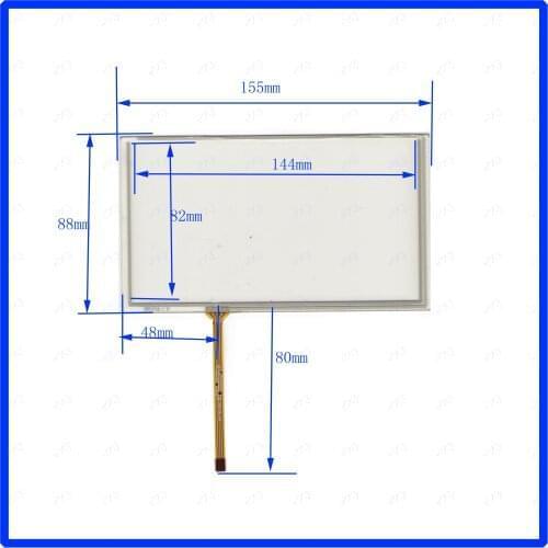 Wholesale for AVH-175DVD 6.2inch 4lines resistance screen for car DVD redio this is compatible AVH175DVD