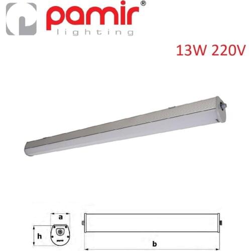 Pamir Lighting 13W L:560mm Waterproof Surface Mounted Lighting Fixture, IP65 with Aluminum Body, Industrial Lights