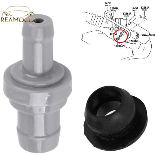 Reamocea 12204-15050 90480-18001 Rubber Car Engine PCV Vent Valve Grommet Seal Fit For Toyota Corolla 1993-1996 1997 1.6L 1.8L