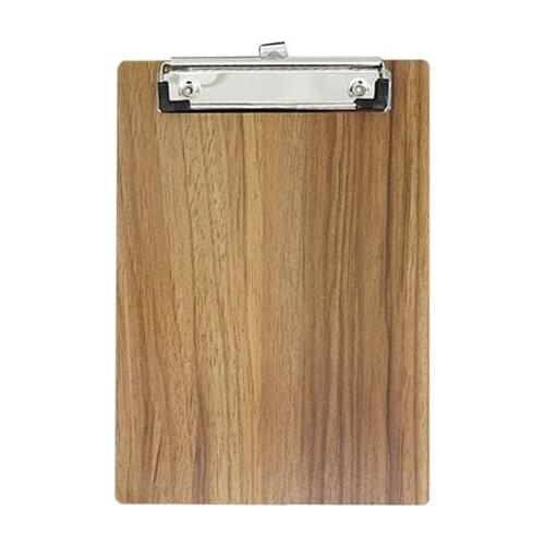 Portable A4 A5 Wooden Writing Clipboard File Hardboard Office School Stationery