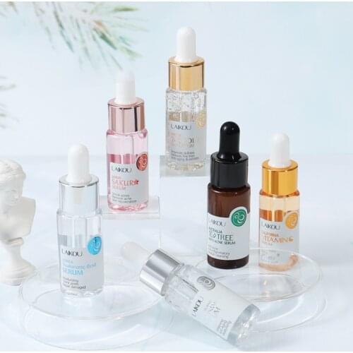 5 Colors Vitamin C Serum Hyaluronic Acid Anti Wrinkle Moisturising Natural Anti-Aging Shrink Pore Whitening Face Serum TSLM2