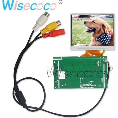 Wisecoco 3.5" FPC TFT LCD Display 320*240 RGB Vertical Stripe 54 pins LQ035NC111 with Controller Driver Board