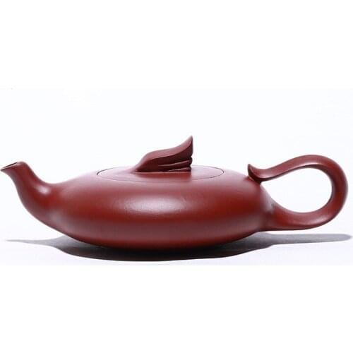 Yixing Purple Clay Teapot 220ml Raw Ore Dahongpao Kettle Zisha Tea Pot Handmade Smooth Sailing Kung Fu Tea Set