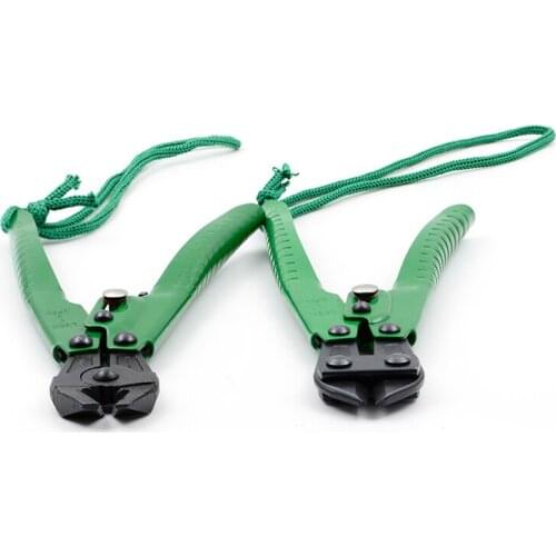 Green handle flat nose pliers diagonal nose pliers wire cutters flat nose pliers bolt cutters gold tool pliers