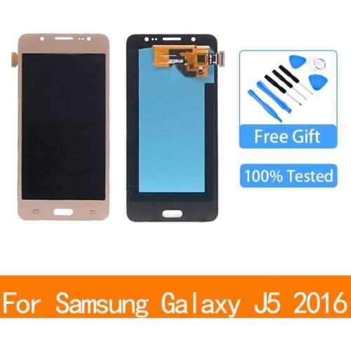 Super AMOLED LCD Display For Samsung Galaxy J5 2016 J510 J510FN J510F J510G J510M LCD Display Touch Screen Digitizer Assembly