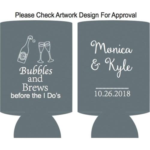 150pcs Personalise Your LOGO Cheapo Stubbies Can Coolers That Fold Flat Stubby Holders Australia Wedding Promotional Gifts