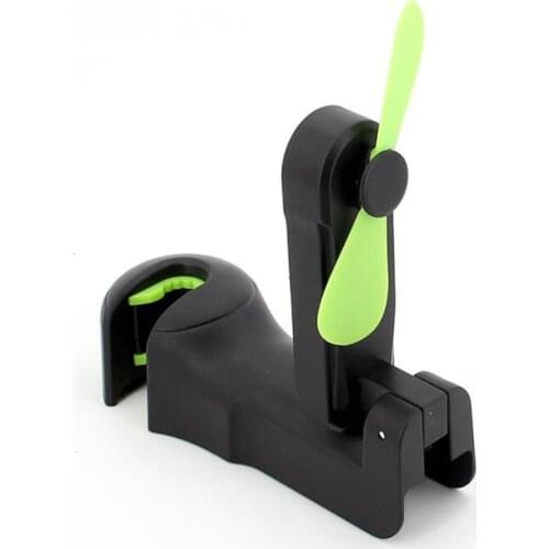 Car Seat Back Hook Hanger With Lock Universal Car Headrest Hook With Folding Fan Suitable For Hanging Handbag
