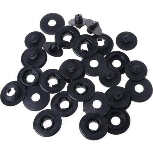 Hot New 10 Pcs Auto Fastener Floor Mat Fixed Clip Car Interior Accessories For VW Golf 6 Passat CC Tiguan