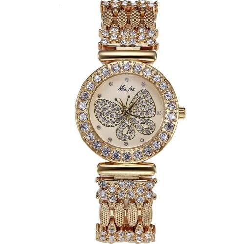 Top Brand Luxury Watch Women Diamand Luxury Waterproof Female Watch Best Selling Silver Wrist Watch Elegant Gift For Wife