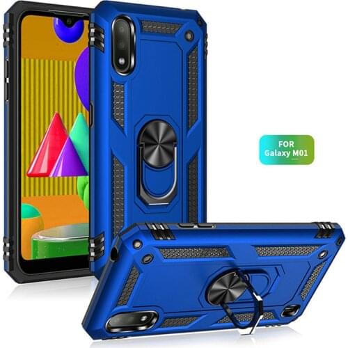 For Samsung M01 Case Magnet Car Ring Stand Holder Cover for Samsung Galaxy M01 M 01 SM-M015F/DS 5.7'' Coque funda capa