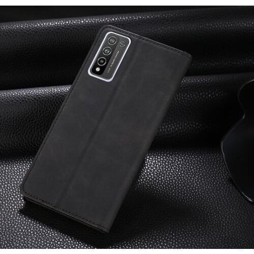 Leather Magnetic Flip Case for Huawei honor 10X Lite 6.67inch Wallet Flip honor 10X Light Cover Book Phone Cases 10 X Light