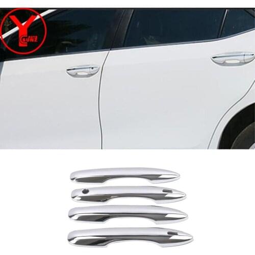 For Toyota Corolla 2019 2020 ABS Chrome Door Handle Catch Cover Trim Molding Car Styling Exterior Decoration Accessories YCSUNZ