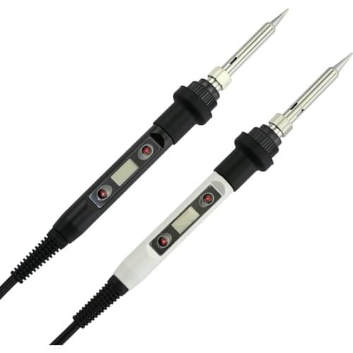 New Black 80W LCD Digital Display Temperature Adjustable 220V / 110V Electric Soldering Iron Welding Repair Tool Kit