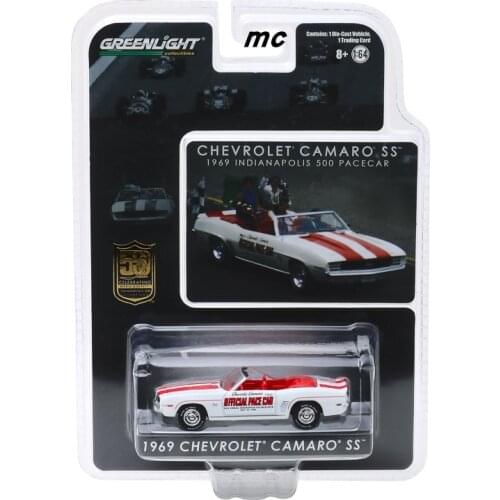 GreenLight 1:64 1969 Chevrolet Camaro Convertible 30082 Alloy model car Metal toys for childen kids diecast gift