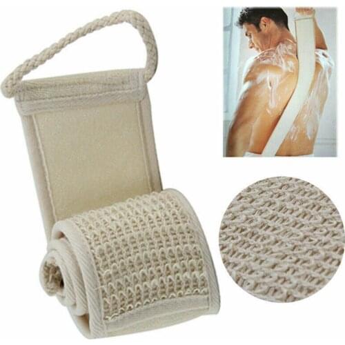 Sponge Bathing Back Strip Hot Scrubber Sponge Towel Bathroom Exfoliating Bath Towel Tool Strap Body Back Shower Cleaning