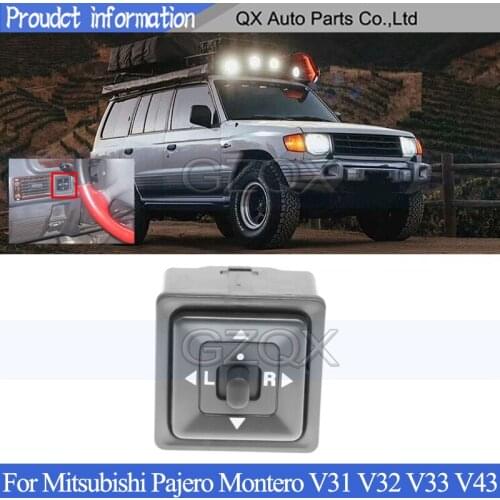 CAPQX Rearview mirror switch control button For Mitsubishi Pajero Montero V31 V32 V33 V43 mirror switch control