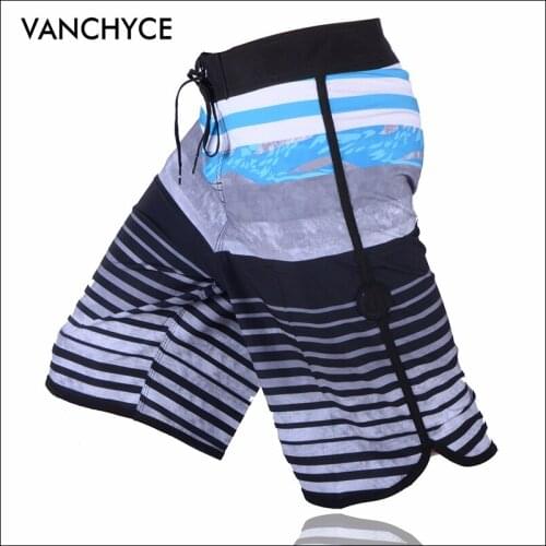 VANCHYCE Mens Shorts Beach Shorts Bermuda Short Quick Dry Silver Board Shorts Swimwear Men Masculino Star Shorts