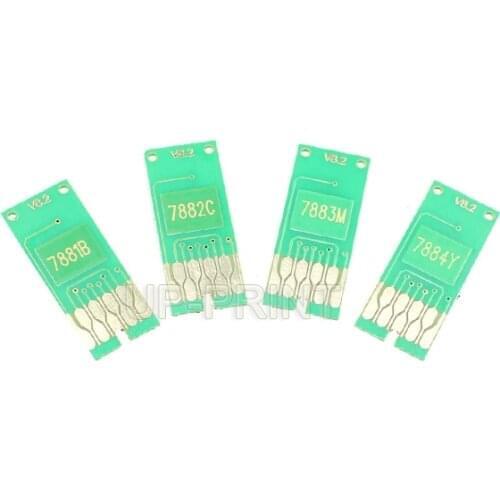 CISSPLAZA 100sets 788XXL T7881 one time chip compatible for Epson WF5110 WF-5110 WF5190 WF5620 WF5690 wf 5690 5190 5620 printer