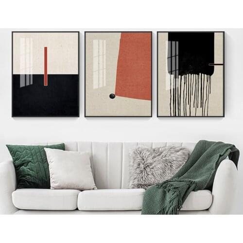 Wall Art Pictures For Living Room Bedroom Aisle Studio Abstract Colour Marks Canvas Painting Posters and Prints Minimalist Style
