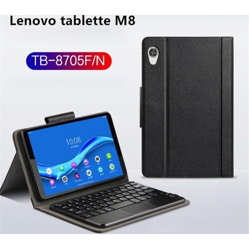 New For Lenovo Tablette M8 8705F /N 8-inch Bluetooth keyboard keyboard support protective cover Wireless touch keyboard