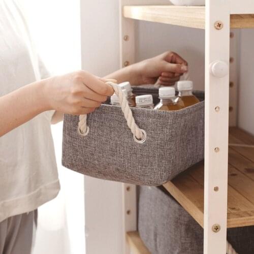 Cotton Linen Canvas Storage Box Clothes Quilt Organizer Storage Box Storage Box Dirty Clothes Basket Laundry Basket