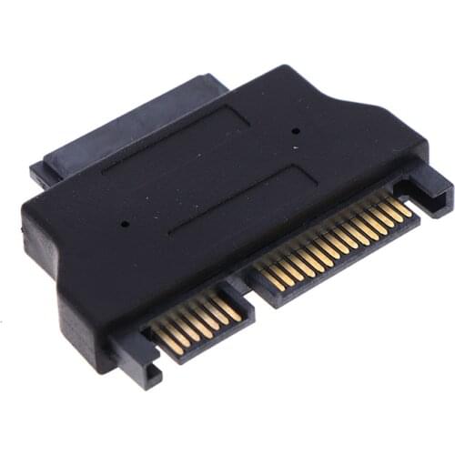 Slimline SATA Adapter Serial ATA 7+15 22pin Male to Slim 7+6 13pin Female