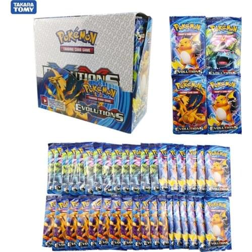 324Pcs Pokemon Cards Box TCG: Sun & Moon Evolutions Pokemon Booster Shinny Card Pokemon Game Toy Kids Birthday Gift
