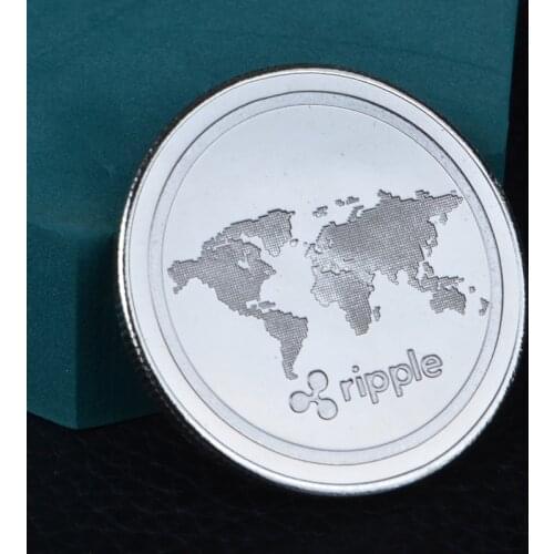 Gold Plated Ripple Coin Metal Physical Collectible Coin Family Decoration Commemorative Coin