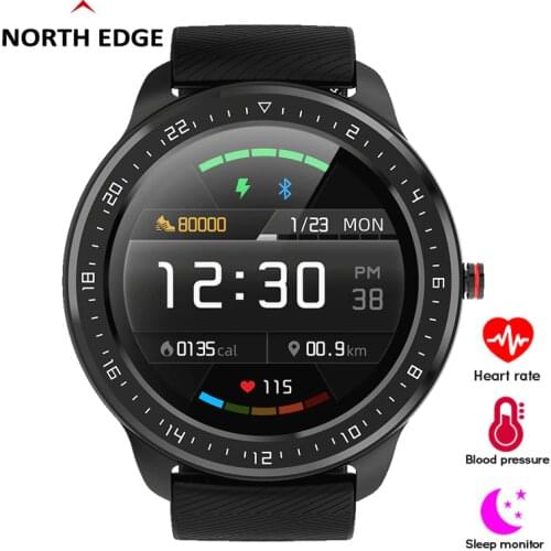 Mens Smart Watch Fitness Tracker Sport Heart Rate Blood Pressure Waterproof IP68 Military Running Smartwatch for IOS Android