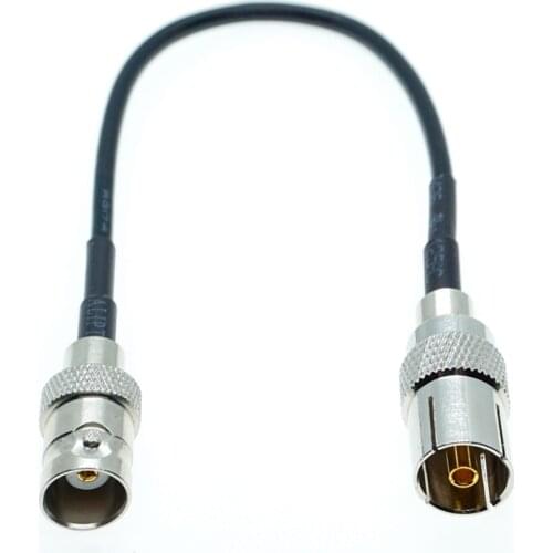 RG174 BNC female to IEC DVB-T PAL female Coax RF Pigtail FPV Jumper Cable