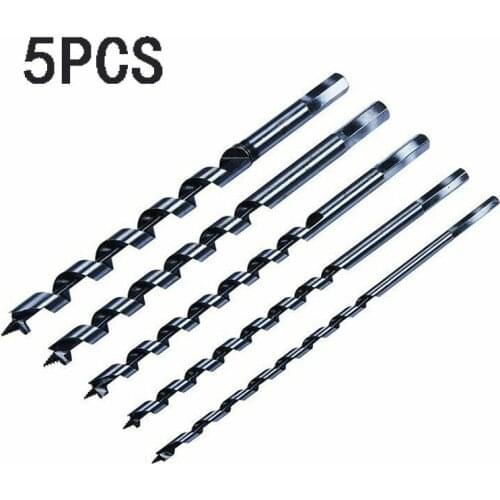 5pc 6-14mm Auger Reaming Drill Bit Woodwork Hole Saw Hex Shank Spiral For Drilling Wood Drill Bits Power Tool Accessories
