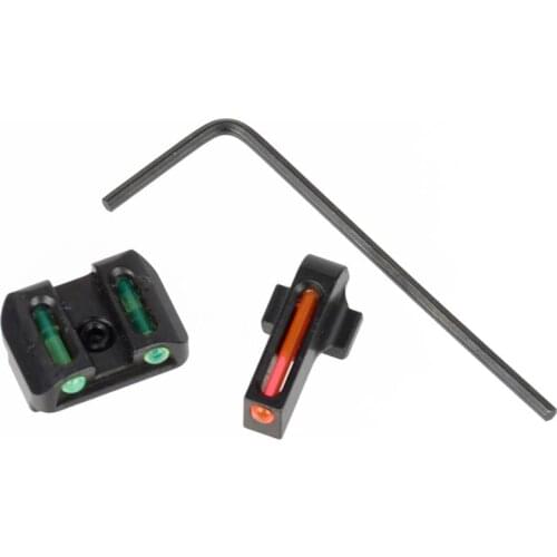 Sig Sauer P226 P229 Tactical Pistol Front Rear Fiber Optic Combat Sight for P228 P238 P320 P938 #8 Front / #8 Rear Sets