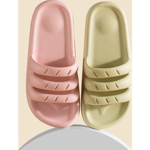 Slippers Womens Home Indoor Lovers Slippers Mens Bathroom Bath Soft Bottom Quiet Slippers Mens Shoes House Slippers