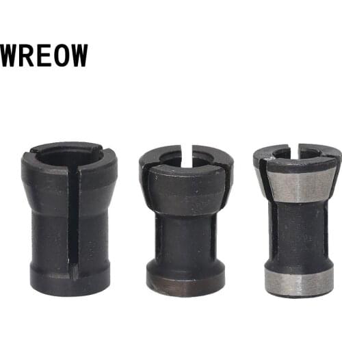 High Precision Adapter collet Conversion shank HSS router tool Adapters holder 6mm/6.35mm/8mm Hand tool Accessories