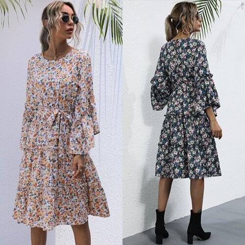 WOOOLAN.Y Summer Dresses With Print