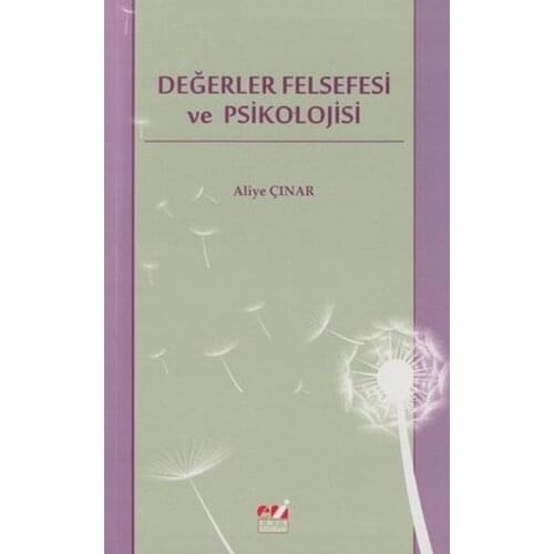 Values Philosophy and Psychology Alia Sycamore Sure Publications (TURKISH)