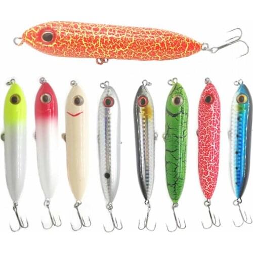 1 pc 9.6cm stainless steel Anti-corrosion floating bait long bait hard surface of 3D Fish skin simulation artificial bait