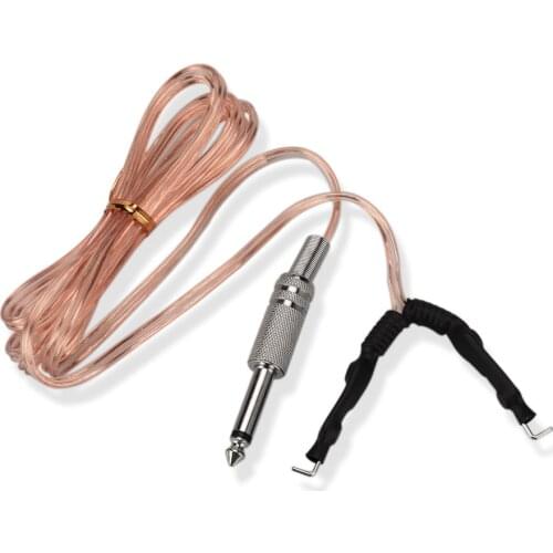 1pc Tattoo Hook Line Adapter Power Cabo Para Maquina For Machine Clip Cord Tattoo Kabel Clipcord Lip Color Atomus