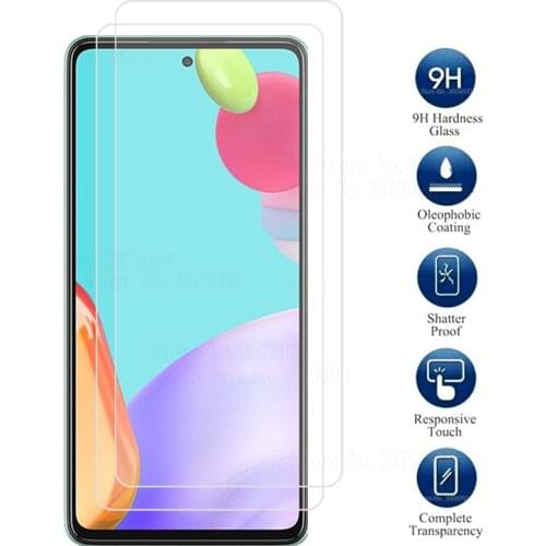2pcs Protective Glass For Samsung Galaxy A52 A 52 52a Phone Sreen Protector Samsunga52 SM-A526B Protection Glass Film Galaxya52